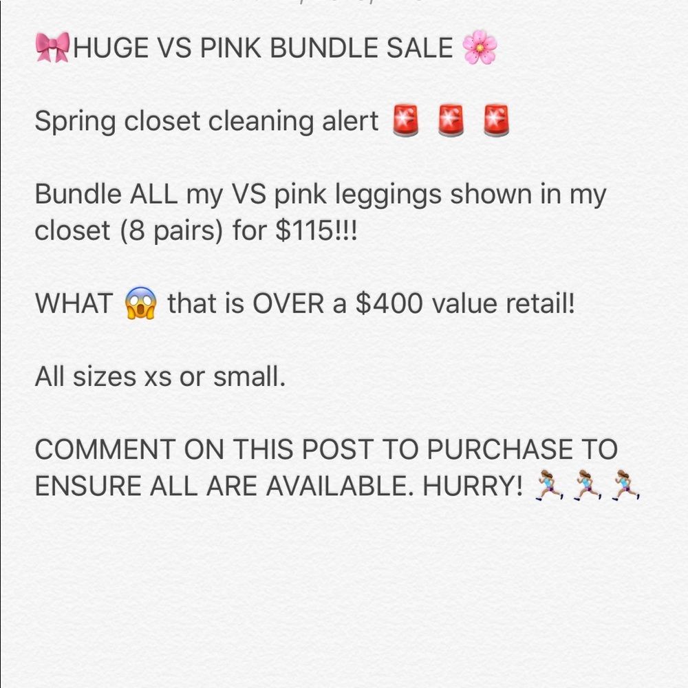 MASSIVE VS PINK BUNDLE SALE 🌸🎀🌸🎀